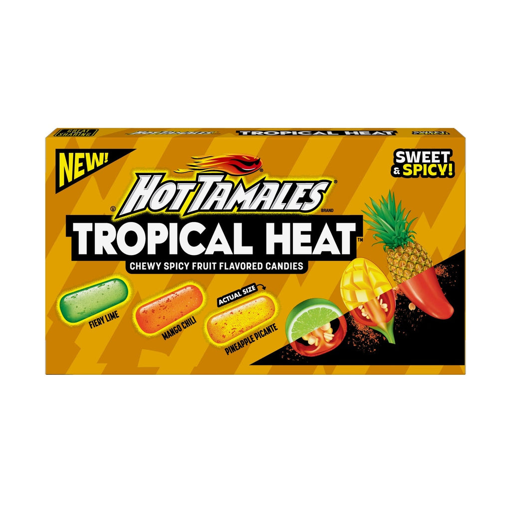 Hot Tamels Tropical Heat Sweet And Spicy Fruit Flavored Candies, Assorted Flavors, 1-ct.